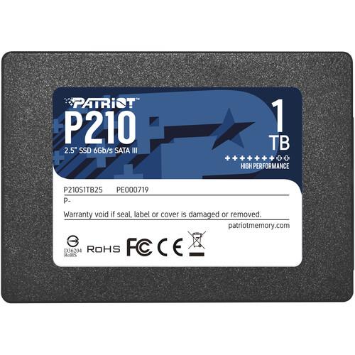حافظه SSD اینترنال پاتریوت مدل P210 Sata III ظرفیت 1ترابایت